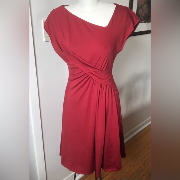Vince Camuto Red Dress - Size 10 - Picture 1 of 10